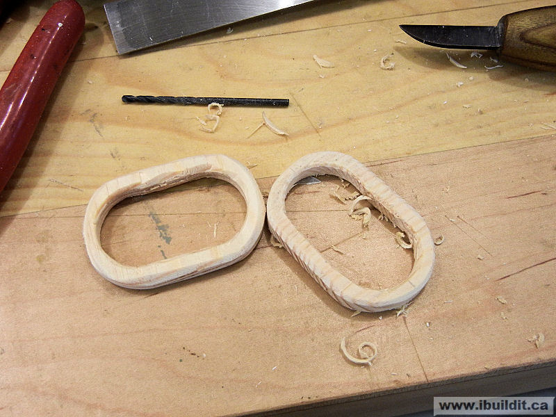 cut ovals for handle loops